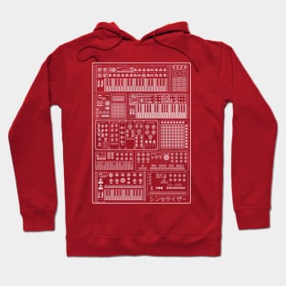 Music Producer and Synthesizer lover Hoodie